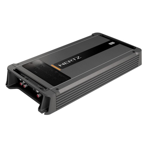 HERTZ ML POWER 5 AUTOMOBILINIS GARSO STIPRINTUVAS GALIA 3 X 200 W X 2 (4Ω) + 550 W X 1 (2Ω) THD 0.08 % S/N DAŽNIS 100 DB A & B CH - 106 DB C CH 