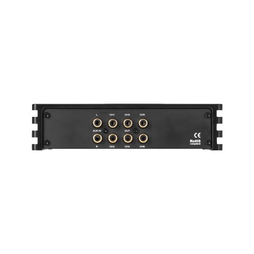 DLS PERFORMANCE PA4.6DA 4 - IŲ KANALŲ AUTOMOBILINIS GARSO STIPRINTUVAS SU DSP, GALIA: 4X50W / RMS (2 OHM), DAŽNIŲ JUOSTA: 20 – 20 000 HZ 