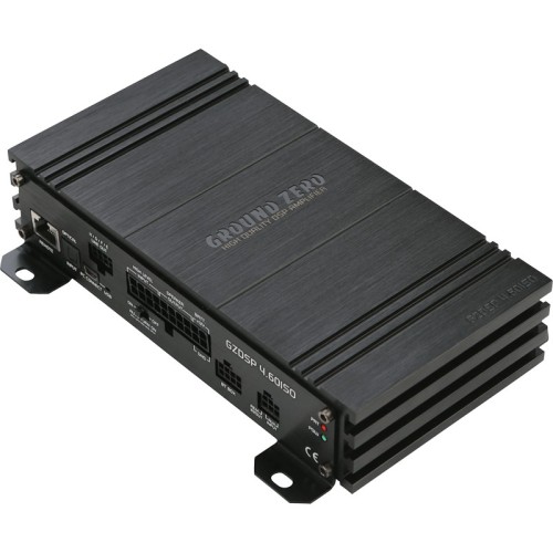 GROUND-ZERO GZDSP 4.60ISO 4-RIŲ KANALŲ AUTOMOBILINIS GARSO STIPRINTUVAS GALIA 4X 40 W RMS, DAŽNIŲ JUOSTA 20 HZ – 20 KHZ (-3 DB) 
