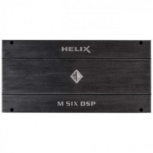 HELIX M SIX DSP, AUTOMOBILINIS GARSO STIPRINTUVAS GALIA: 6 X 100W RMS  ≤ 1% THD+N  @ 4 OHMAI, DAŽNIŲ JUOSTA: 20 HZ - 22,000 HZ, D KLASĖS STIPRINTUVAS 
