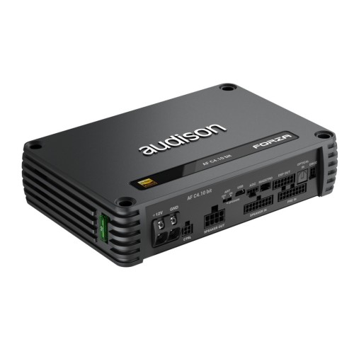 AUDISON AF C4.10 BIT, DSP STIPRINTUVAS GALIA: 4 X 150W, AUDISON D-CLASS TECHNOLOGIJA (D- KLASĖS STIPRINTUVAS)  