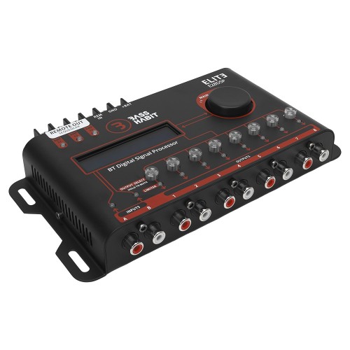 BASS HABIT ELITE E28DSP PROCESORIUS, DAŽNIŲ JUOSTA 10HZ-23KHZ @ -1DB  
