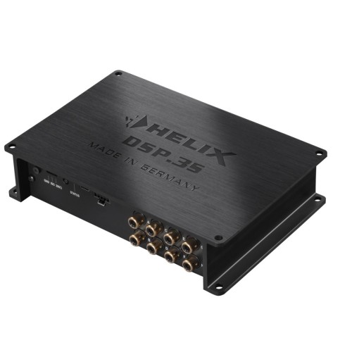 HELIX DSP.3S SIGNALŲ PROCESORIUS DAŽNIŲ JUOSTA: 10 HZ - 44,000 HZ, 6 X RCA JUNGTYS, 6 X GARSIAKALBIŲ JUNGTYS, OPTINĖS IR OPTINĖS SPIDF JUNGTYS 