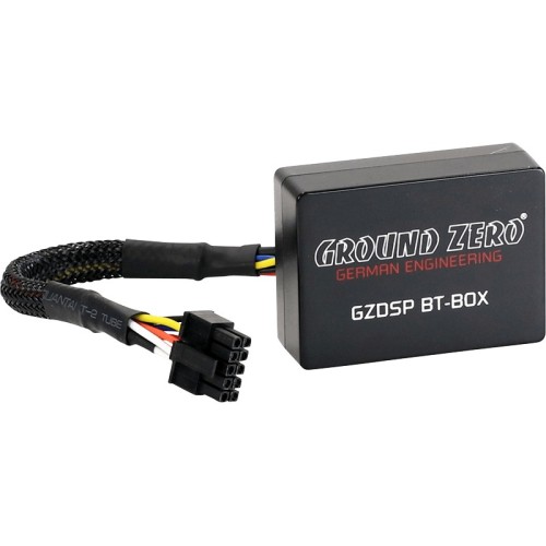 GROUND-ZERO GZDSP BT-BOX INTERFEISAS SKIRTAS MUZIKOS TRANSLIAVIMUI BELAIDŽIU BŪDU 