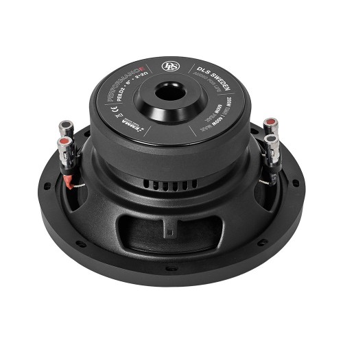 DLS PE8.D2 AUTOMOBILINIS ŽEMŲ DAŽNIŲ GARSIAKALBIS GALIA: 200 W/RMS, VARŽA: 2+2 OHM, DAŽNIŲ JUOSTA: 25 – 300 HZ, JAUTRUMAS: 85 DB 