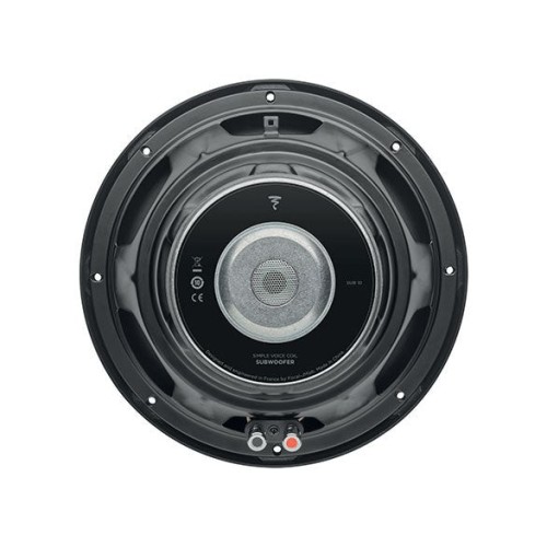 FOCAL SUB 10, AUTOMOBLINIS ŽEMŲ DAŽNIŲ GARSIAKALBIS GALIA: 250W, JAUTRUMAS: (2.83V/1M): 85 DB, VARŽA: 4 OMAI 
