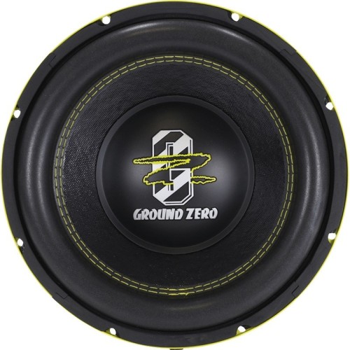 GROUND ZERO GZRW 10XSPL ŽEMŲ DAŽNIŲ GARSIAKALBIS AUTOMOBILIUI 1200 W SPL GALIA 2 X 2 OMAI, 63 MM / 2.5