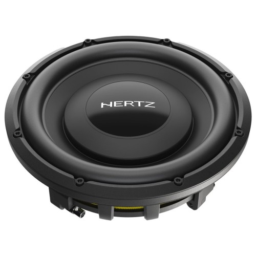 HERTZ MPS 250 S2, AUTOMOBILINIS ŽEMŲ DAŽNIŲ GARSIAKALBIS REKOMEND. STIPRINTUVO GALIA: 500W, DAŽNIŲ JUOSTA: 25 - 400 HZ, MONTAVIMO GYLIS: 82,6 MM 