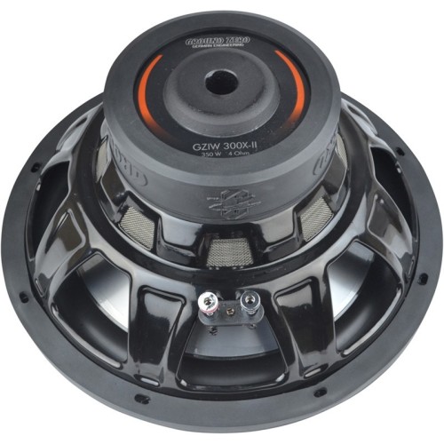 GROUND ZERO GZIW 300X-II ŽEMŲ DAŽNIŲ GARSIAKALBIS AUTOMOBILIUI 350W 4OHM 88DB 