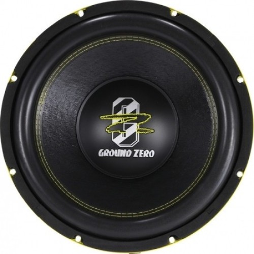 GROUND ZERO GZRW 12XSPL 30CM 1500W 2X2 OHM ŽEMŲ DAŽNIŲ GARSIAKALBIS AUTOMOBILIUI 