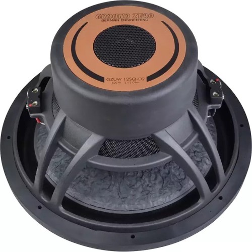 GROUND ZERO GZUW 12SQ-D2 30CM 600W 2X2 OHM AUTOMOBILIUI AUKŠTAS GARSO KOKYBĖS LYGIS