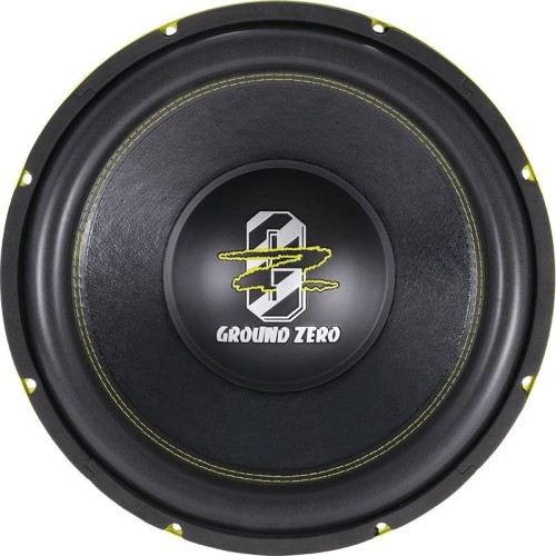 GROUND ZERO GZRW 15XSPL AUTOMOBILINIS ŽEMŲ DAŽNIŲ GARSIAKALBIS DIAMETRAS 38 CM / 15″, GALIA RMS / SPL- 1200 / 1800 W, VARŽA 2 X 2 OMAI 