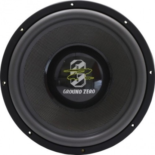 GROUND ZERO GZPW 15NEO-SPL PURE COMPETITION ŽEMŲ DAŽNIŲ GARSIAKALBIS 38CM 20.000W 2X1 OHM AUTOMOBILIUI YPAČ AUKŠTAS GARSO SPAUDIMAS 91.42 SPL