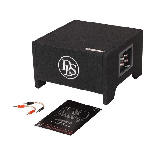 DLS PERFORMANCE PESB18 – KOMPAKTIŠKA ŽEMŲ DAŽNIŲ „DOWN-FIRING“ SUBWOOFER DĖŽĖ AUTOMOBILIUI. GALIA:  RMS: 200 W  MAKSIMALI: 400 W. DAŽNIŲ JUOSTA: 25-300 HZ 