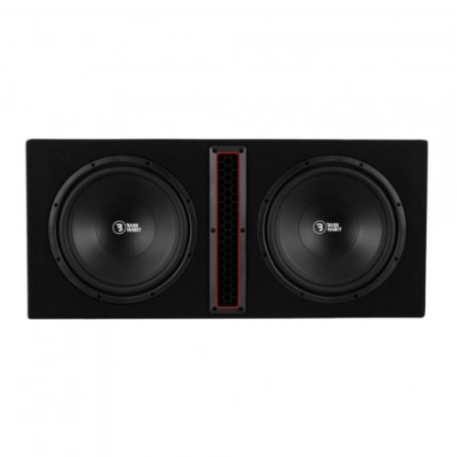 BASS HABIT PLAY 212 2X12TUM, AUTOMOBILINIAI ŽEMŲ DAŽNIŲ GARSIAKALBIAI KORPUSE GALIA IKI 600W, 2 X 4 OMŲ TERMINALAI, GARSIAKALBIO DYDIS: 12 COLIŲ 