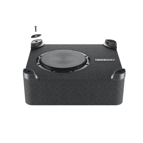AUDISON APBX 8 DS, AUTOMOBILINĖ ŽEMŲ DAŽNIŲ GARSO KOLONĖLĖ GALIA: 500W, SSP (SUB SMART PLUG) TERMINALŲ BLOKAS, 2S² (2 PUSĖS / 2 GARSAI) DIZAINAS 