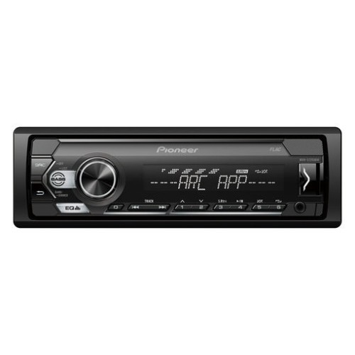 PIONEER MVH-S120UB AUTOMAGNETOLA 1-DIN, AMBER APŠVIETIMAS, USB JUNGTIMI, SUDERINAMA SU ANDROID ĮRENGINIAIS  