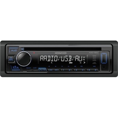 KENWOOD KDC-130UB, AUTOMAGNETOLA GALIA: 4 X 22W, MOS-FET STIPRINTUVAS, 13-JUOSTŲ GRAFINIS EQ, K2 TECHNOLOGIJA 