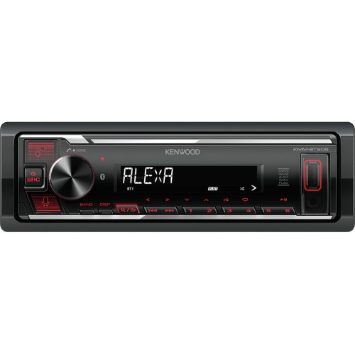 KENWOOD KMM-BT206 USB AUTOMOBILINĖ MAGNETOLA IPOD/ USB MYGTUKAS, NUIMAMA PANELĖ, AUX, USB JUNGTYS 