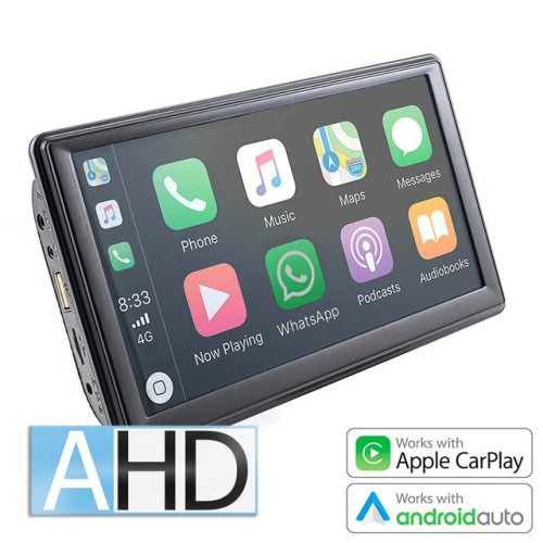 NAVLINKZ CPM070, AUTOMOBILINĖ MULTIMEDIJA APPLE CARPLAY BEI ANDROID AUTO PALAIKYMAS, WI-FI IR USB PALAIKYMAS 