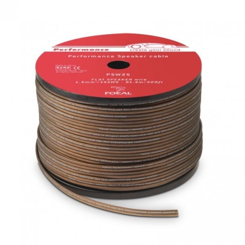 FOCAL PSW25 GARSIAKALBIO LAIDAS 91,4M X2,5MM PLOKŠČIAS PERFORMANCE