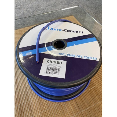 AUTO CONNECT 8 AWG / 10MM2 MAITINIMO KABELIS IŠ 100% OFC 