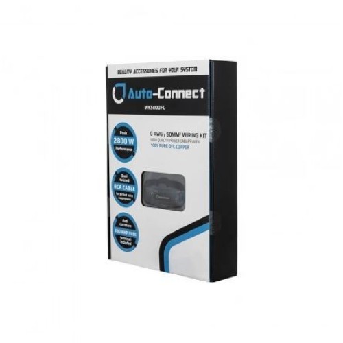 AUTO CONNECT 0 AWG / 50MM2 LAIDŲ RINKINYS LAIDŲ SUDĖTYJE PANAUDOTAS OFC VARIS 