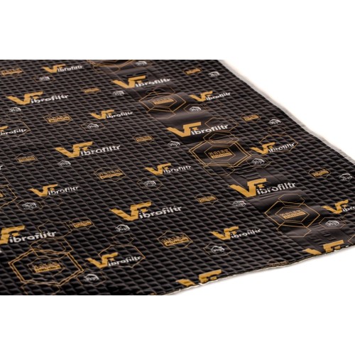 NOISE PROTECTION PROFI VIBROFILTR 2MM 50X70CM 0.35M² VIBRACIJAS IR GARSĄ SUGERIANTI MEDŽIAGA, SKIRTA GARSO IZOLIACIJAI 