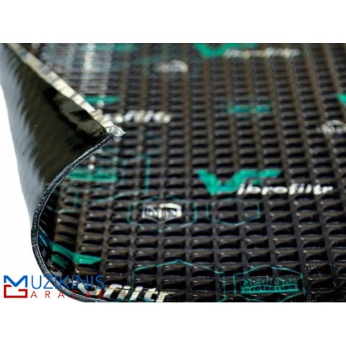 NOISE PROTECTION PROFI VIBROFILTR 3MM 50X70CM 0.35M² VIBRACIJAS IR GARSĄ SUGERIANTI MEDŽIAGA, SKIRTA GARSO IZOLIACIJAI 