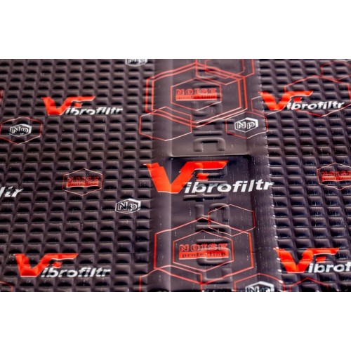 NOISE PROTECTION PROFI VIBROFILTR 4MM 50X70CM 0.35M² VIBRACIJAS IR GARSĄ SUGERIANTI MEDŽIAGA, SKIRTA GARSO IZOLIACIJAI 