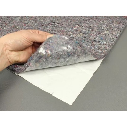 NOISE PROTECTION PROFI FELT ACOUSTIC 12MM 50*80CM ŠIUOLAIKINIS VEILOKO VELTINIO AUDINYS SU SAVAIME PRILIMPANČIU SLUOKSNIU GARSĄ SUGERIANTI MEDŽIAGA, SKIRTA GARSO IZOLIACIJAI 