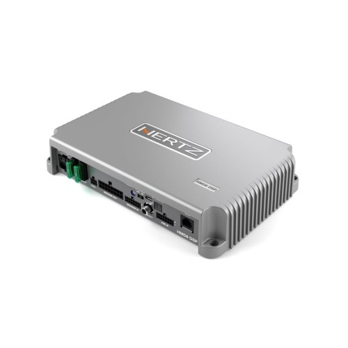 HERTZ HMD8 DSP 24V VANDENS TRANSPORTUI SKIRTAS GARSO STIPRINTUVAS GALIA: 4 X 260W, ĮMONTUOTAS DSP, THD: 0.6 % 