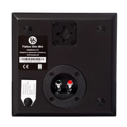DLS FLATBOX SLIM MINI BLACK, ANT SIENOS MONTUOJAMA GARSO KOLONĖLĖ DLS FLATBOX SLIM MINI BLACK, ANT SIENOS MONTUOJAMA GARSO KOLONĖLĖ