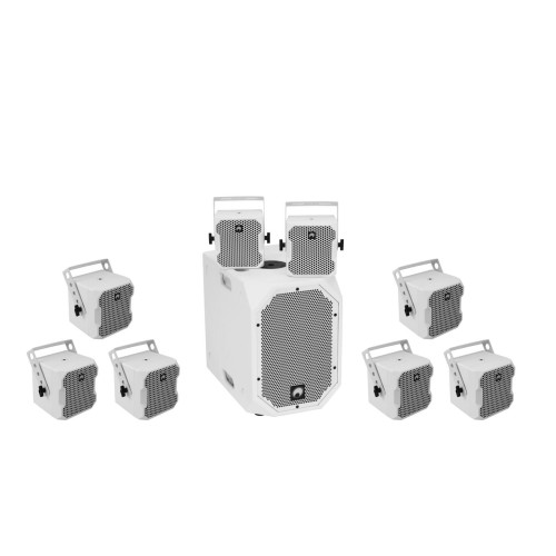 OMNITRONIC SET BOB-10A WH + 8X BOB-4 WH OMNITRONIC SET BOB-10A WH + 8X BOB-4 WH