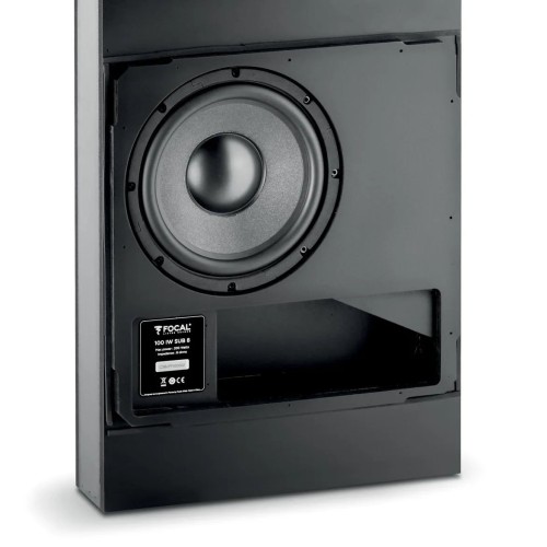 FOCAL 100 IWSUB8, DVIEJŲ SIENINIŲ ŽEMŲ DAŽNIŲ GARSO KOLONĖLIŲ BEI STIP FOCAL 100 IWSUB8, DVIEJŲ SIENINIŲ ŽEMŲ DAŽNIŲ GARSO KOLONĖLIŲ BEI STIP