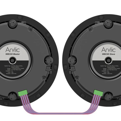 ARYLIC WBC65, 50W BELAIDŽIAI LUBINIAI GARSIAKALBIAI SU WI-FI, BLUETOOTH, MULTI-ROOM FUNKCIJOMIS ARYLIC WBC65, 50W BELAIDŽIAI LUBINIAI GARSIAKALBIAI SU WI-FI, BLUETOOTH, MULTI-ROOM FUNKCIJOMIS