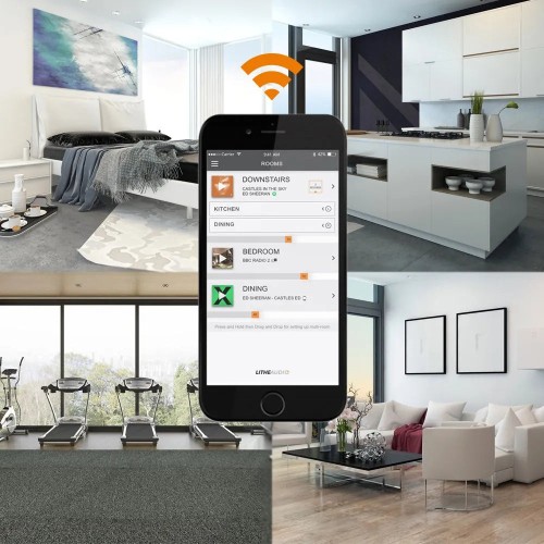 LITHE AUDIO WI-FI IP44 BATHROOM, BELAIDŽIAI LUBINIAI GARSIAKALBIAI LITHE AUDIO WI-FI IP44 BATHROOM, BELAIDŽIAI LUBINIAI GARSIAKALBIAI