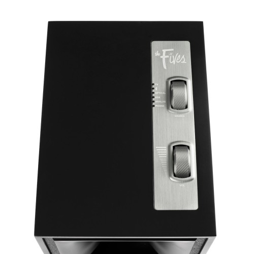 KLIPSCH THE FIVES, AKTYVIOS LENTYNINĖS GARSO KOLONĖLĖS SU HDMI IR PHONO