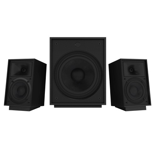 KLIPSCH PROMEDIA HERITAGE 2.1, MULTIMEDINĖ GARSIAKALBIŲ SISTEMA