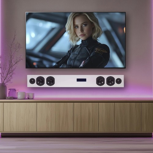 TOTEM ACOUSTIC KIN PLAY SOUNDBAR II, VISKAS VIENAME SOUNDBARAS SU BT, HDMI ARC