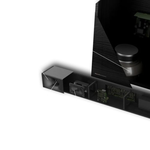 KLIPSCH CINEMA 400, SOUNDBARAS SU BELAIDE ŽEMŲ DAŽNIŲ GARSO KOLONĖLE KLIPSCH CINEMA 400, SOUNDBARAS SU BELAIDE ŽEMŲ DAŽNIŲ GARSO KOLONĖLE