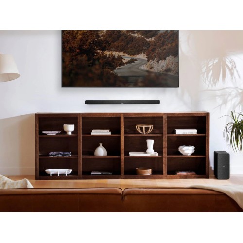 DENON DHT-S517, SOUNDBARAS DOLBY ATMOS SU BEVIELE ŽEMŲ DAŽNIŲ KOLONĖLE DENON DHT-S517, SOUNDBARAS DOLBY ATMOS SU BEVIELE ŽEMŲ DAŽNIŲ KOLONĖLE
