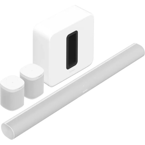 SONOS SURROUND SET ARC + SUB, SOUNDBARO RINKINYS (ĮVAIRIŲ SPALVŲ)