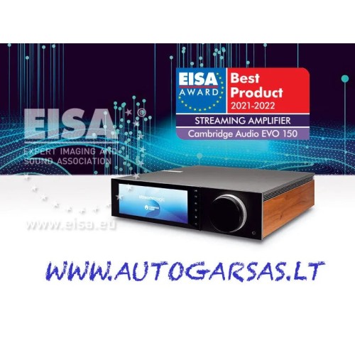 CAMBRIDGE AUDIO EVO 150, 2X150W IŠMANUS STIPRINTUVAS, TIDAL CONNECT, HDMI (ARC) CAMBRIDGE AUDIO EVO 150, 2X150W IŠMANUS STIPRINTUVAS, TIDAL CONNECT, HDMI (ARC)