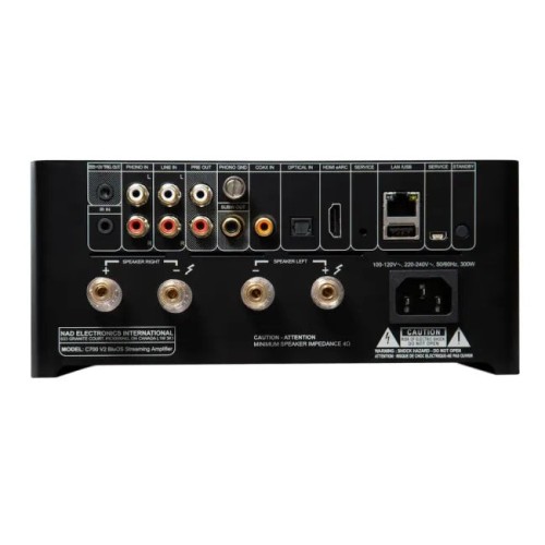 NAD C 700 V2, BLUOS TINKLINIS STIPRINTUVAS SU DAC, DIRAC LIVE, HDMI EARC NAD C 700 V2, BLUOS TINKLINIS STIPRINTUVAS SU DAC, DIRAC LIVE, HDMI EARC