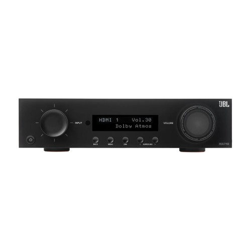 JBL MA710, 7.2 KANALO 8K NAMŲ KINO RESYVERIS SU DOLBY ATMOS IR DTS:X JBL MA710, 7.2 KANALO 8K NAMŲ KINO RESYVERIS SU DOLBY ATMOS IR DTS:X