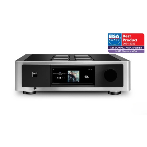 NAD MASTERS M66, BLUOS TINKLO GROTUVAS SU DAC IR PRADINIU STIPRINTUVU