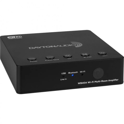 DAYTON AUDIO WB40A, 2X20W WI-FI, BLUETOOTH, MULTI-ROOM STIPRINTUVAS DAYTON AUDIO WB40A, 2X20W WI-FI, BLUETOOTH, MULTI-ROOM STIPRINTUVAS