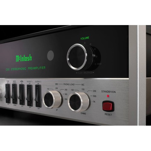 MCINTOSH C22 MK V, 2-JŲ KANALŲ LEMPINIS PRADINIS STIPRINTUVAS