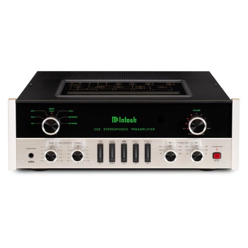 MCINTOSH C22 MK V, 2-JŲ KANALŲ LEMPINIS PRADINIS STIPRINTUVAS